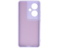 BAOHU Hoesje Geschikt voor de Oppo Reno 11F - Fashion Backcover Hoesje - Colorful Telefoonhoesje - Paars
