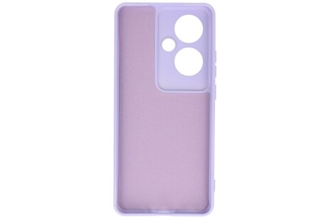 BAOHU Hoesje Geschikt voor de Oppo Reno 11F - Fashion Backcover Hoesje - Colorful Telefoonhoesje - Paars