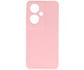 BAOHU Hoesje Geschikt voor de Oppo Reno 11F - Fashion Backcover Hoesje - Colorful Telefoonhoesje - Roze