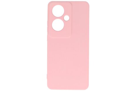 BAOHU Hoesje Geschikt voor de Oppo Reno 11F - Fashion Backcover Hoesje - Colorful Telefoonhoesje - Roze