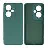 BAOHU Fashion Hoesje voor Oppo Reno 11F Donker Groen