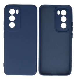 BAOHU Fashion Hoesje voor Oppo Reno 12 Navy