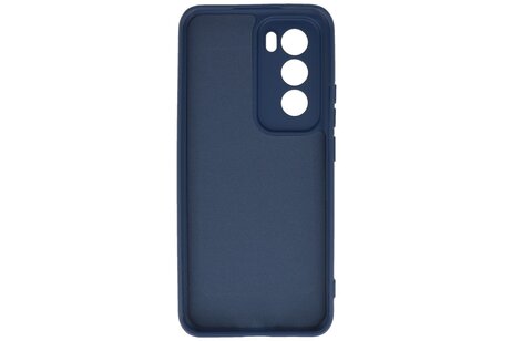 BAOHU Hoesje Geschikt voor de Oppo Reno 12 - Fashion Backcover Hoesje - Colorful Telefoonhoesje - Navy