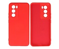 BAOHU Hoesje Geschikt voor de Oppo Reno 12 - Fashion Backcover Hoesje - Colorful Telefoonhoesje - Rood