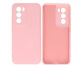 BAOHU Hoesje Geschikt voor de Oppo Reno 12 - Fashion Backcover Hoesje - Colorful Telefoonhoesje - Roze