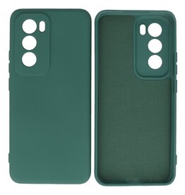 BAOHU Fashion Hoesje voor Oppo Reno 12 Donker Groen
