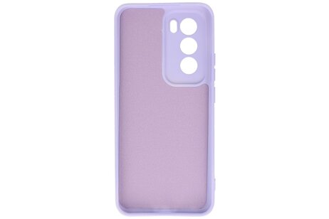 Hoesje Geschikt voor de Oppo Reno 12 Pro - Fashion Backcover Hoesje - Colorful Telefoonhoesje - Paars