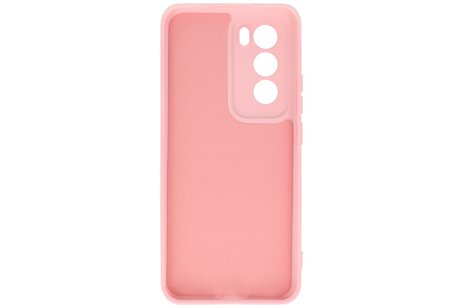 BAOHU Hoesje Geschikt voor de Oppo Reno 12 Pro - Fashion Backcover Hoesje - Colorful Telefoonhoesje - Roze
