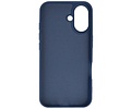 Fashion Backcover Telefoonhoesje - Color Hoesje - Geschikt voor iPhone 16 - Navy