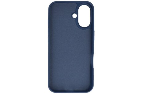 Fashion Backcover Telefoonhoesje - Color Hoesje - Geschikt voor iPhone 16 - Navy