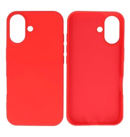 iPhone 16 Hoesje Fashion Backcover Telefoonhoesje Rood