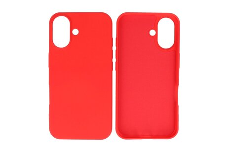BAOHU Fashion Backcover Telefoonhoesje - Color Hoesje - Geschikt voor iPhone 16 - Rood
