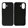 iPhone 16 Plus Hoesje Fashion Backcover Telefoonhoesje Zwart