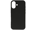 BAOHU Fashion Backcover Telefoonhoesje - Color Hoesje - Geschikt voor iPhone 16 Plus - Zwart