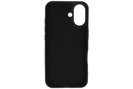 BAOHU Fashion Backcover Telefoonhoesje - Color Hoesje - Geschikt voor iPhone 16 Plus - Zwart