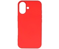 BAOHU Fashion Backcover Telefoonhoesje - Color Hoesje - Geschikt voor iPhone 16 Plus - Rood