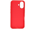 BAOHU Fashion Backcover Telefoonhoesje - Color Hoesje - Geschikt voor iPhone 16 Plus - Rood