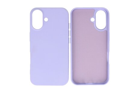 BAOHU Fashion Backcover Telefoonhoesje - Color Hoesje - Geschikt voor iPhone 16 Plus - Paars