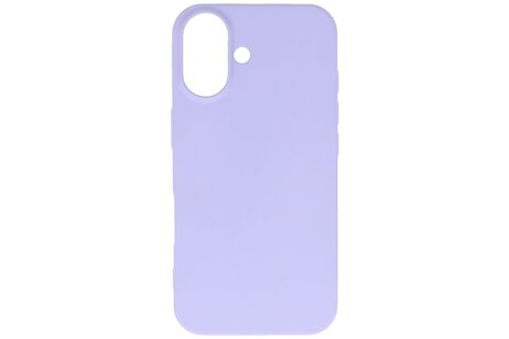 BAOHU Fashion Backcover Telefoonhoesje - Color Hoesje - Geschikt voor iPhone 16 Plus - Paars