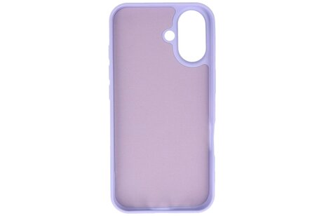 BAOHU Fashion Backcover Telefoonhoesje - Color Hoesje - Geschikt voor iPhone 16 Plus - Paars