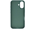 BAOHU Fashion Backcover Telefoonhoesje - Color Hoesje - Geschikt voor iPhone 16 Plus - Donker Groen