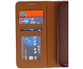 BAOHU Zakelijke Book Case Telefoonhoesje - Portemonnee Hoesje - Geschikt voor de iPhone 16 Pro Max - Bruin