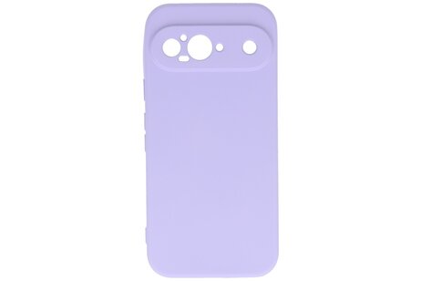 BAOHU Hoesje Geschikt voor de Google Pixel 9 - Fashion Backcover Hoesje - Colorful Telefoonhoesje - Paars