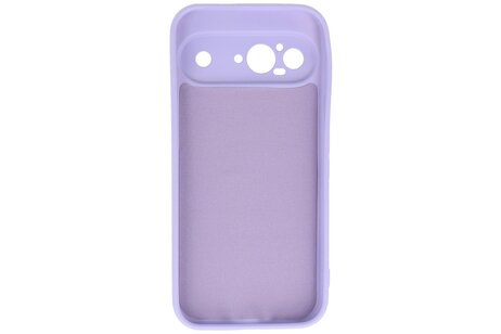 BAOHU Hoesje Geschikt voor de Google Pixel 9 - Fashion Backcover Hoesje - Colorful Telefoonhoesje - Paars