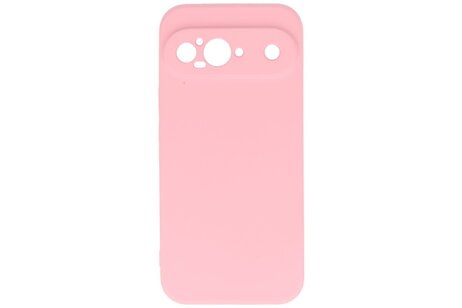 BAOHU Hoesje Geschikt voor de Google Pixel 9 - Fashion Backcover Hoesje - Colorful Telefoonhoesje - Roze