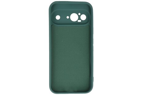 BAOHU Hoesje Geschikt voor de Google Pixel 9 - Fashion Backcover Hoesje - Colorful Telefoonhoesje - Donker Groen