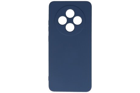 BAOHU Hoesje Geschikt voor de OPPO Reno 12F 5G - Fashion Backcover Hoesje - Colorful Telefoonhoesje - Navy