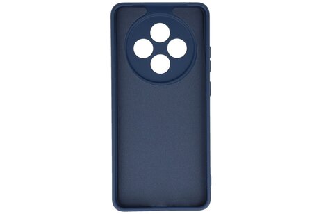 BAOHU Hoesje Geschikt voor de OPPO Reno 12F 5G - Fashion Backcover Hoesje - Colorful Telefoonhoesje - Navy