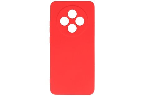 BAOHU Hoesje Geschikt voor de OPPO Reno 12F 5G - Fashion Backcover Hoesje - Colorful Telefoonhoesje - Rood