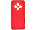 BAOHU Hoesje Geschikt voor de OPPO Reno 12F 5G - Fashion Backcover Hoesje - Colorful Telefoonhoesje - Rood