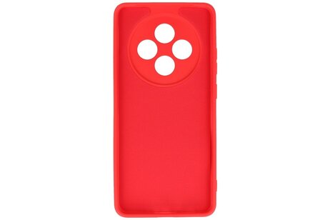 BAOHU Hoesje Geschikt voor de OPPO Reno 12F 5G - Fashion Backcover Hoesje - Colorful Telefoonhoesje - Rood
