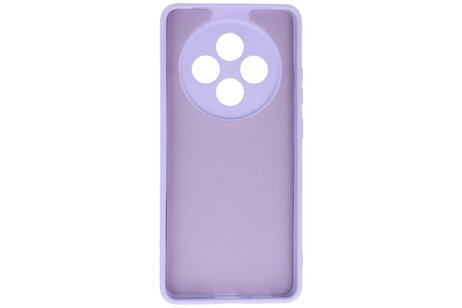 BAOHU Hoesje Geschikt voor de OPPO Reno 12F 5G - Fashion Backcover Hoesje - Colorful Telefoonhoesje - Paars