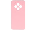 BAOHU Hoesje Geschikt voor de OPPO Reno 12F 5G - Fashion Backcover Hoesje - Colorful Telefoonhoesje - Roze