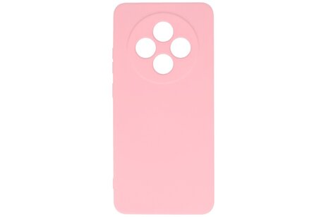 BAOHU Hoesje Geschikt voor de OPPO Reno 12F 5G - Fashion Backcover Hoesje - Colorful Telefoonhoesje - Roze