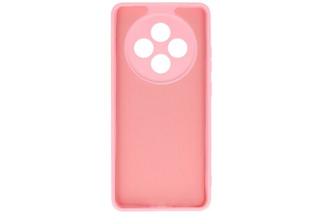 BAOHU Hoesje Geschikt voor de OPPO Reno 12F 5G - Fashion Backcover Hoesje - Colorful Telefoonhoesje - Roze