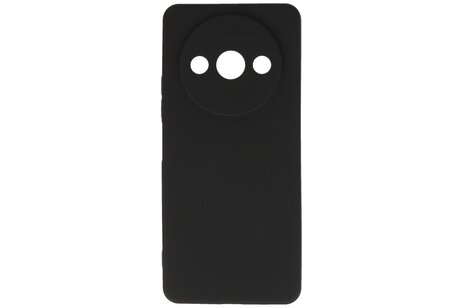 BAOHU Hoesje Geschikt voor de Xiaomi Redmi A3 - Fashion Backcover Hoesje - Colorful Telefoonhoesje - Zwart