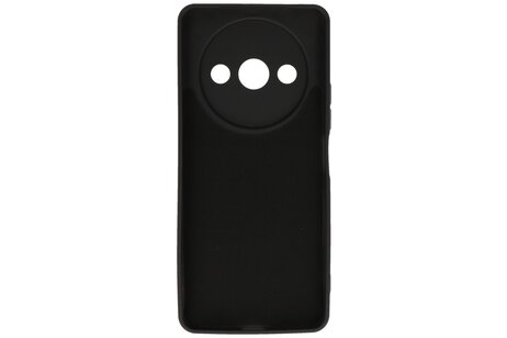 BAOHU Hoesje Geschikt voor de Xiaomi Redmi A3 - Fashion Backcover Hoesje - Colorful Telefoonhoesje - Zwart