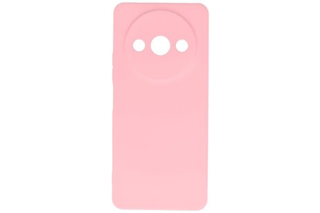 BAOHU Hoesje Geschikt voor de Xiaomi Redmi A3 - Fashion Backcover Hoesje - Colorful Telefoonhoesje - Roze