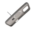 BAOHU Hoesje Geschikt voor de iPhone 16 Pro Max - Magnetic Mat-Transparent - Camera Beschermer met Staande Functie - Grijs