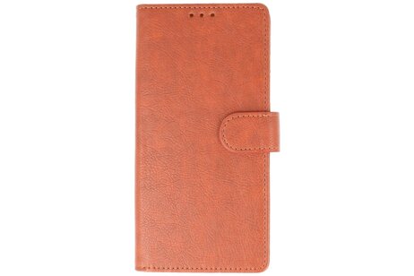 BAOHU Zakelijke Book Case Telefoonhoesje - Portemonnee Hoesje - Geschikt voor de Samsung Galaxy A55 - Bruin