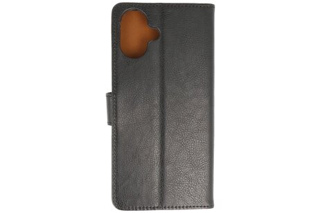 BAOHU Zakelijke Book Case Telefoonhoesje - Portemonnee Hoesje - Geschikt voor de iPhone 16 - Zwart