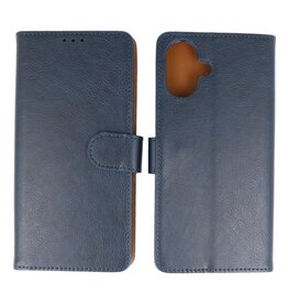 BAOHU iPhone 16 Hoesje Book Case Telefoonhoesje Navy