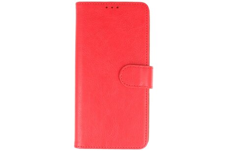 BAOHU Zakelijke Book Case Telefoonhoesje - Portemonnee Hoesje - Geschikt voor de iPhone 16 - Rood