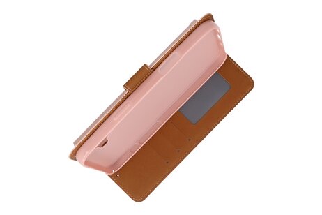 BAOHU Zakelijke Book Case Telefoonhoesje - Portemonnee Hoesje - Geschikt voor de iPhone 16 - Rose Goud