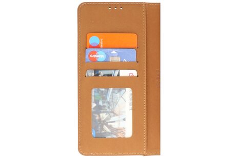 BAOHU Zakelijke Book Case Telefoonhoesje - Portemonnee Hoesje - Geschikt voor de iPhone 16 - Navy