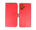 BAOHU Zakelijke Book Case Telefoonhoesje - Portemonnee Hoesje - Geschikt voor de iPhone 16 Plus - Rood